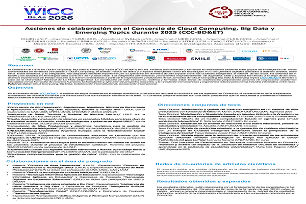 Acciones de Colaboración en el Consorcio de Cloud Computing